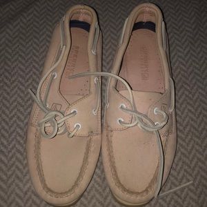 Pale Pink Sperry shoes